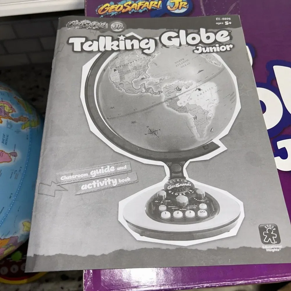 GeoSafari Talking‎ Globe Jr. Educational Insights Teach Quiz 1000's Of Geography